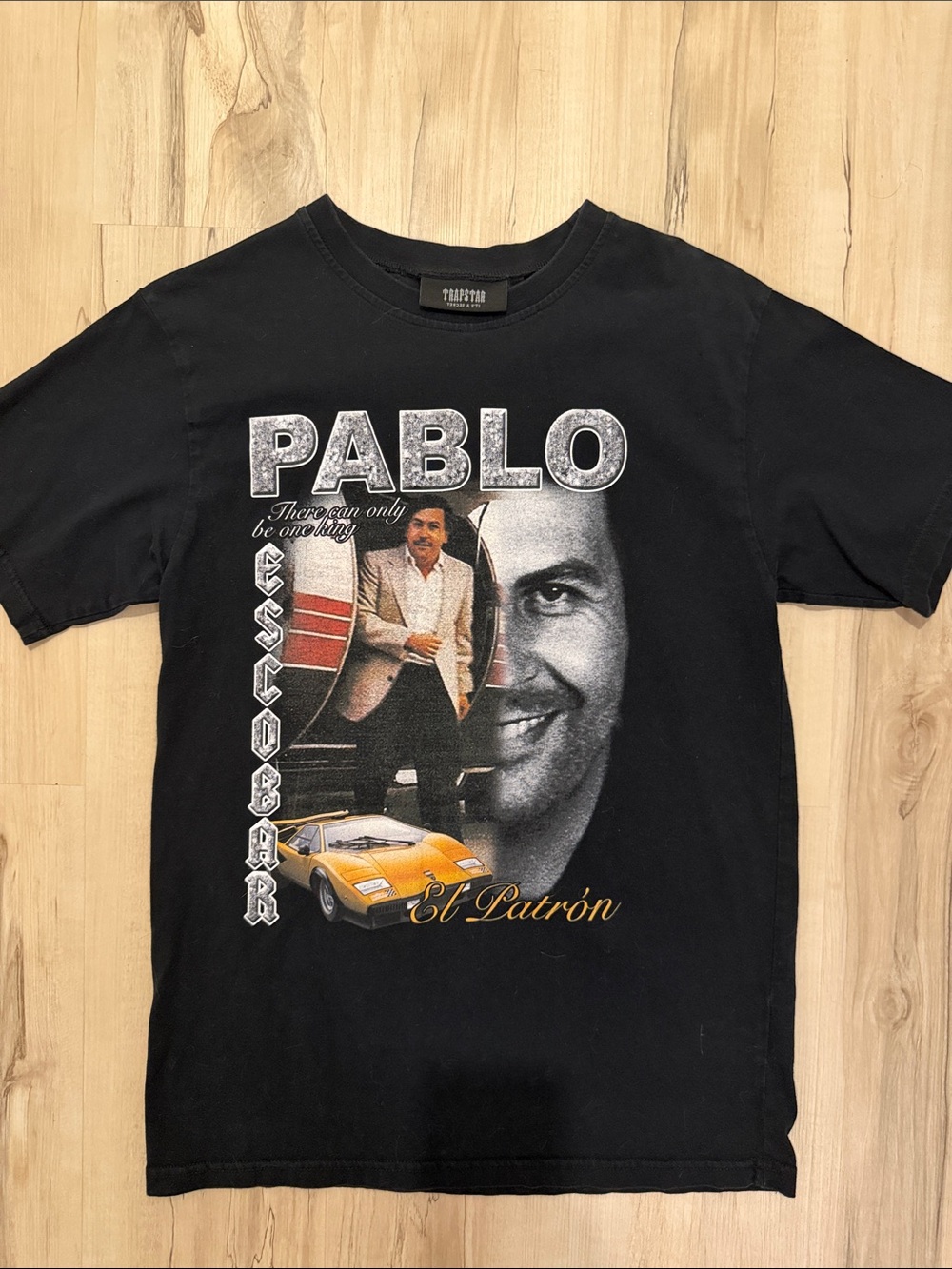 TRAPSTAR PABLO Black Graphic Short-Sleeve Men’s Tee